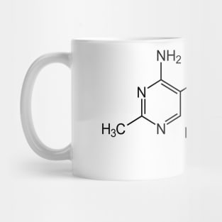 Vitamin B1 Thiamine C12H17N4OS Molecule Mug